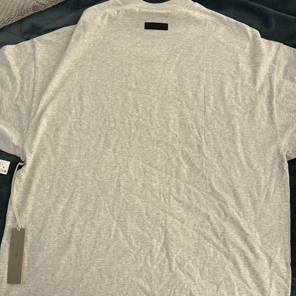 Fear of God Gray Short Sleeve Tee